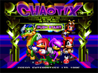 Chaotix [AKA Knuckles IN Chaotix] title Screen