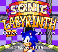 Sonic Labyrinth title Screen